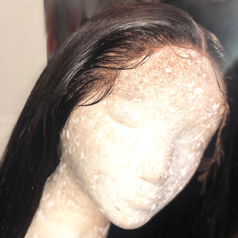 14inch lace front glue-less wig!